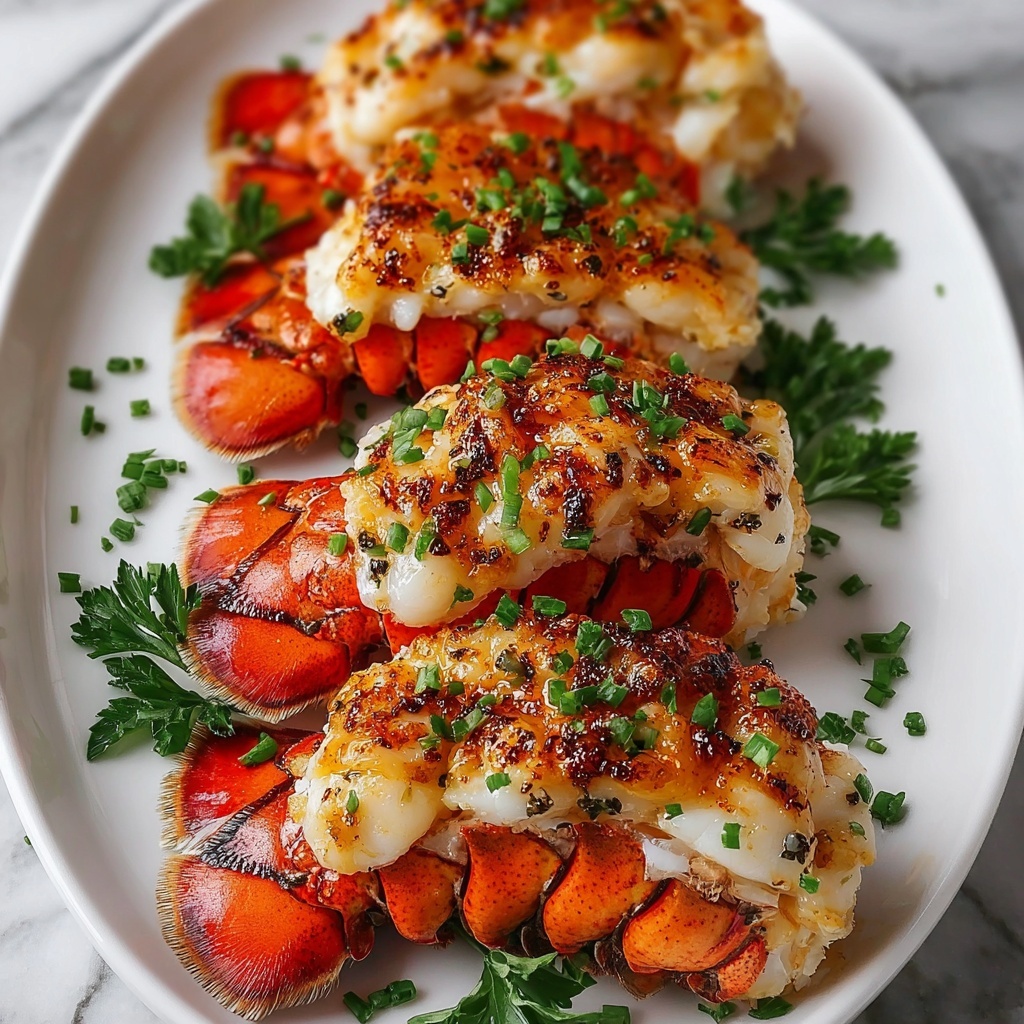 Garlic Butter Baked Lobster Tails Recipe - Recipe Image