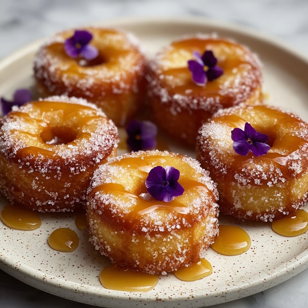 Gluten Free & Vegan Caramel Doughnuts Recipe - Recipe Image