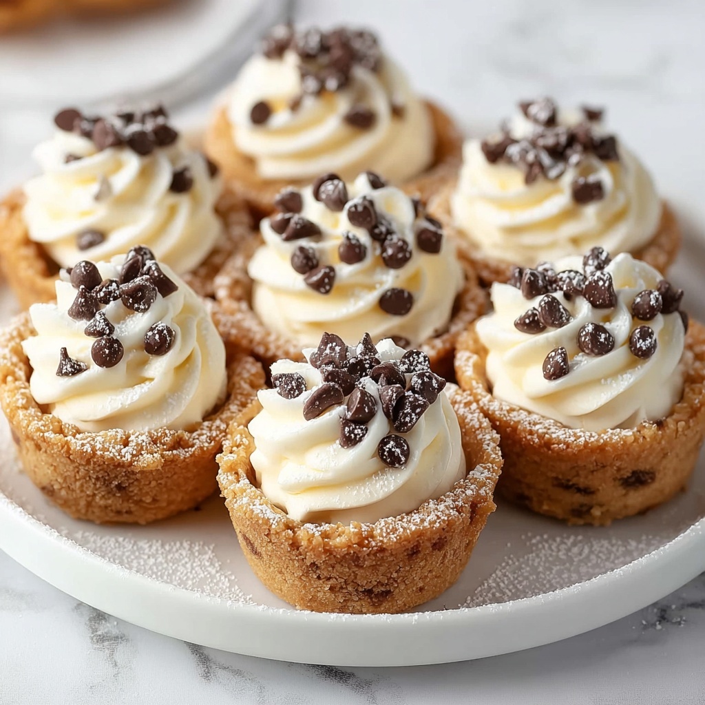 Cannoli Cookie Cups Recipe - Recipe Image