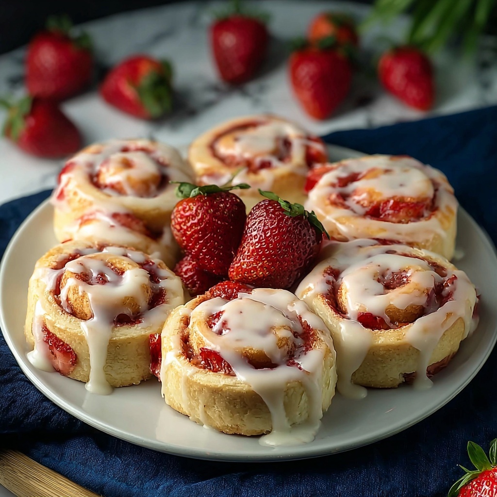 Strawberry Cheesecake Sweet Rolls: A Deliciously Easy Recipe to Indulge Your Sweet Tooth Recipe - Recipe Image