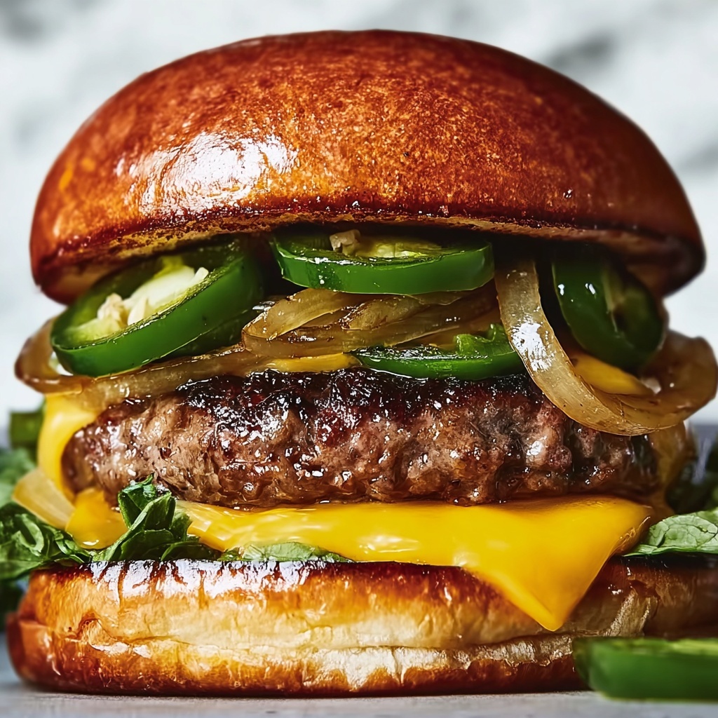 Jalapeño-Onion Smash Burgers Recipe - Recipe Image