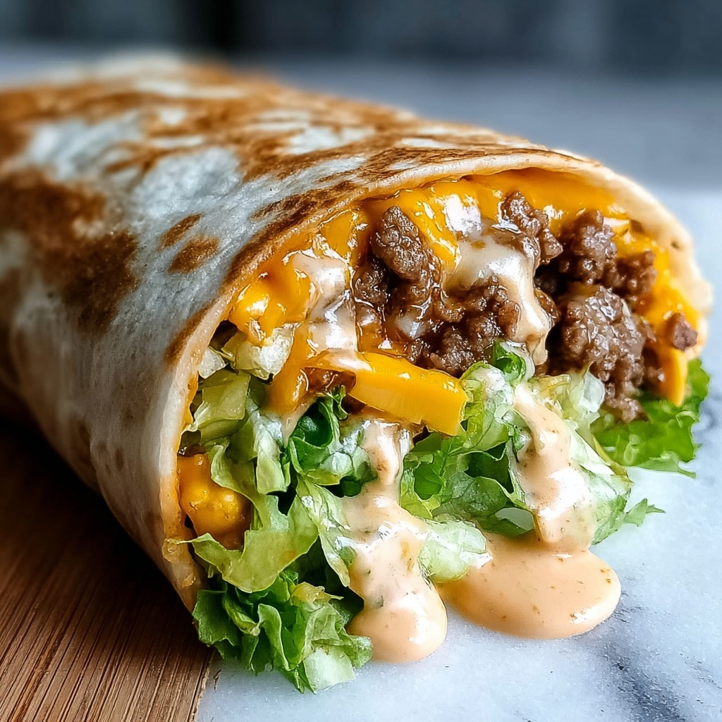 Big Mac Wraps Recipe - Recipe Image