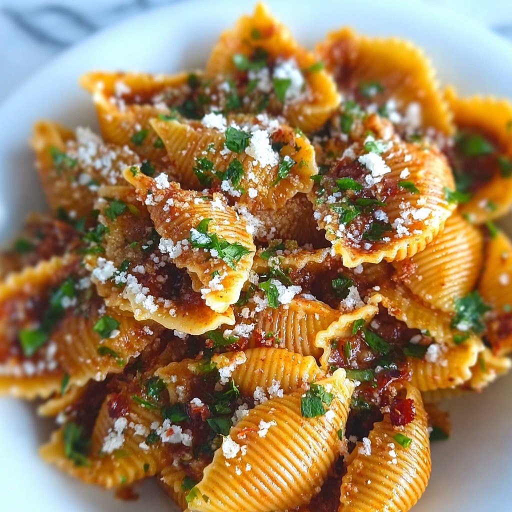 Spicy Shallot Pasta Recipe - Recipe Image