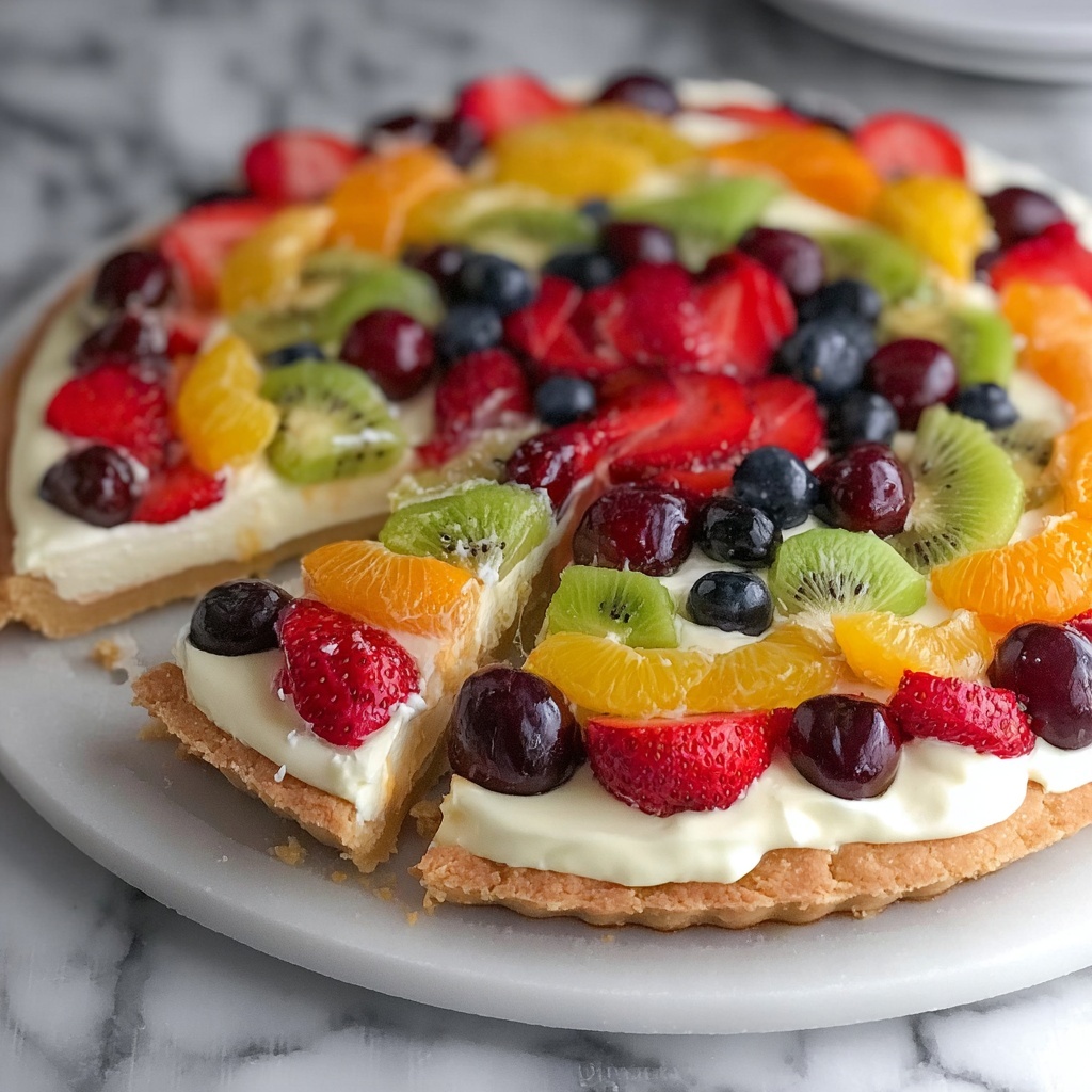Sugar Cookie Fruit Pizza Recipe - Recipe Image
