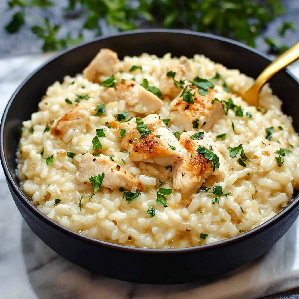 Creamy Chicken and Rice Skillet Recipe - Recipe Image