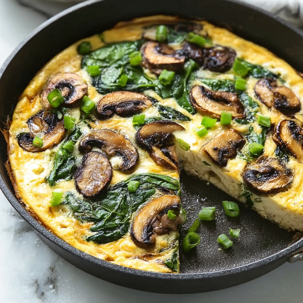Mushroom and Spinach Frittata Recipe - Recipe Image