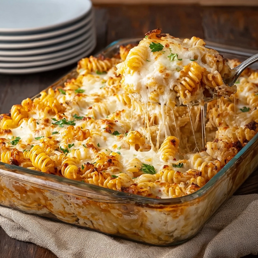 Buffalo Chicken Pasta Bake Recipe - Recipe Image