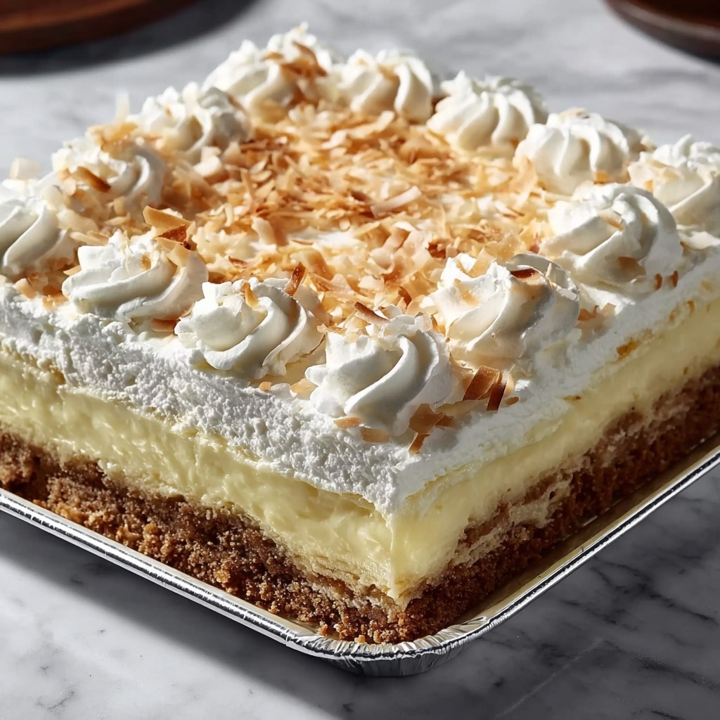 Coconut Cream Poke Cake Recipe - Recipe Image