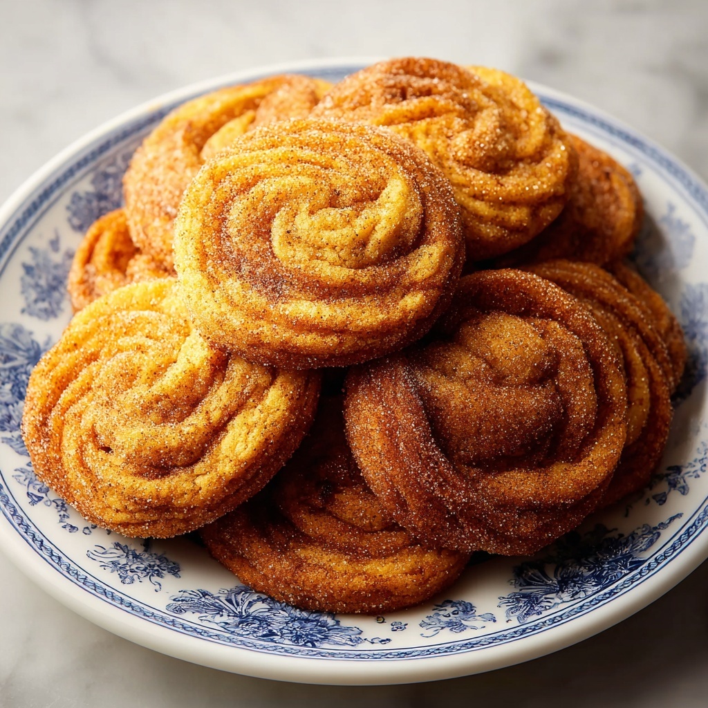 Chewy Pumpkin Snickerdoodle Cookies Recipe - Recipe Image