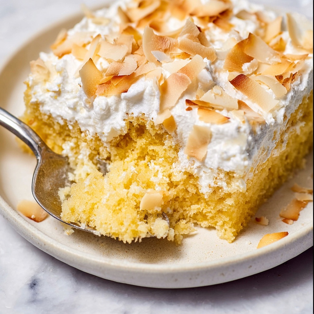 Coconut Poke Cake Recipe - Recipe Image