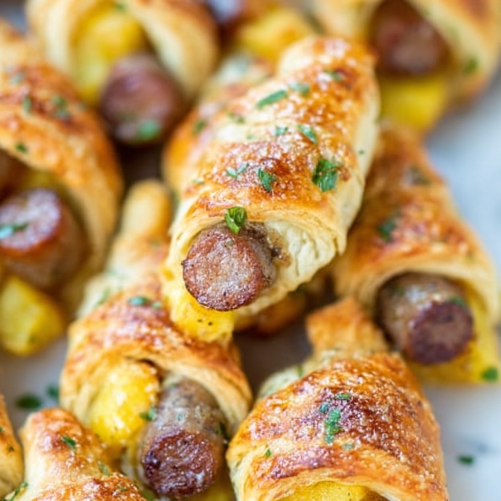Sausage, Egg & Cheese Breakfast Puffs Recipe - Recipe Image