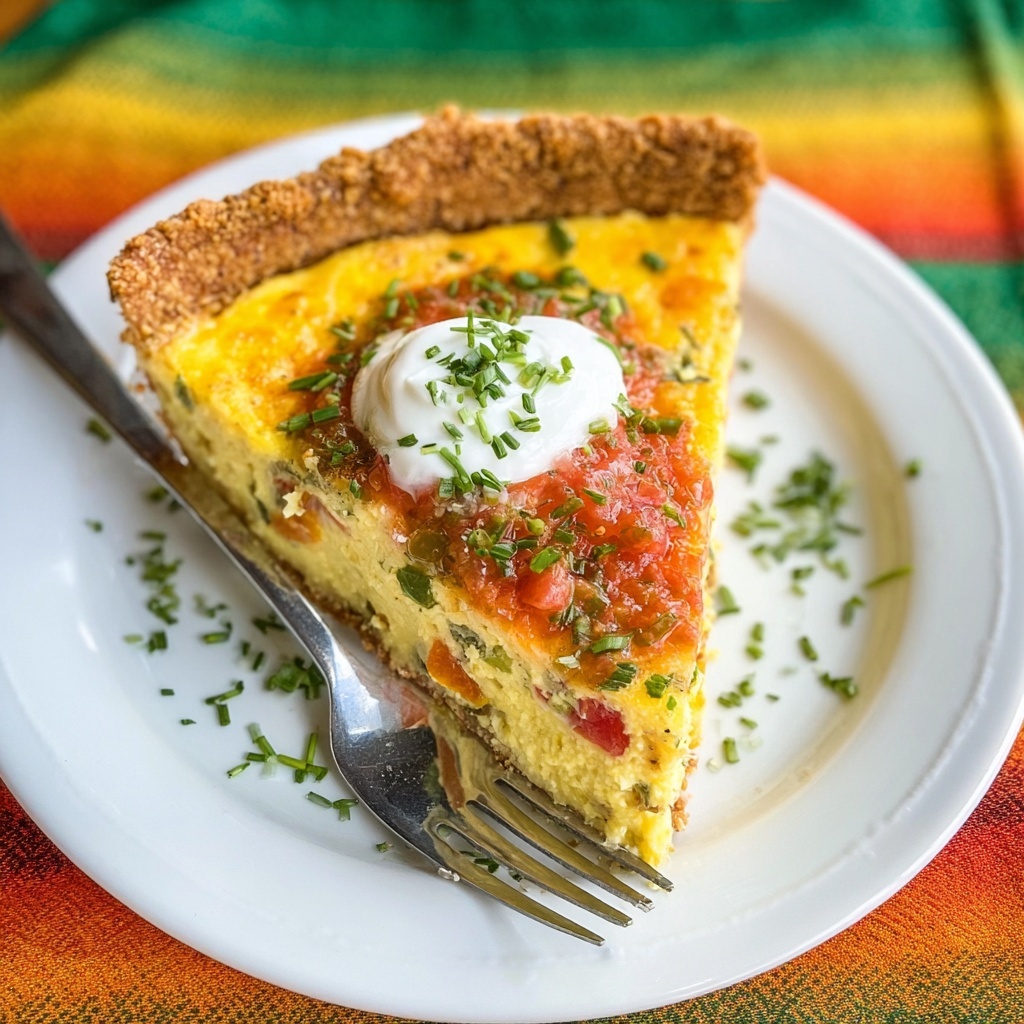 Southwestern Sausage Quiche Recipe - Recipe Image