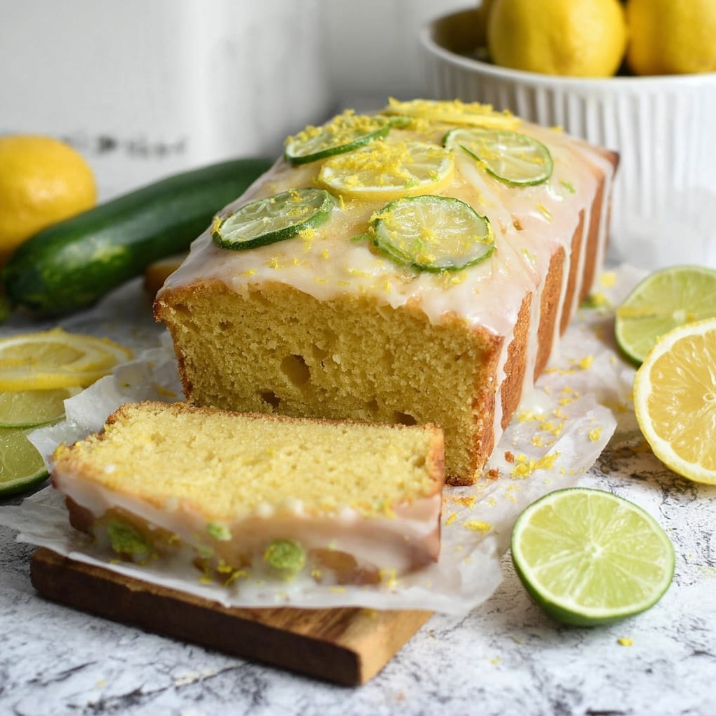 Vegan Lemon Lime Zucchini Bread (Gluten-Free Option) Recipe - Recipe Image