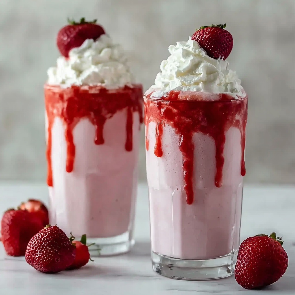 Strawberry Cream Frappuccino Recipe - Recipe Image