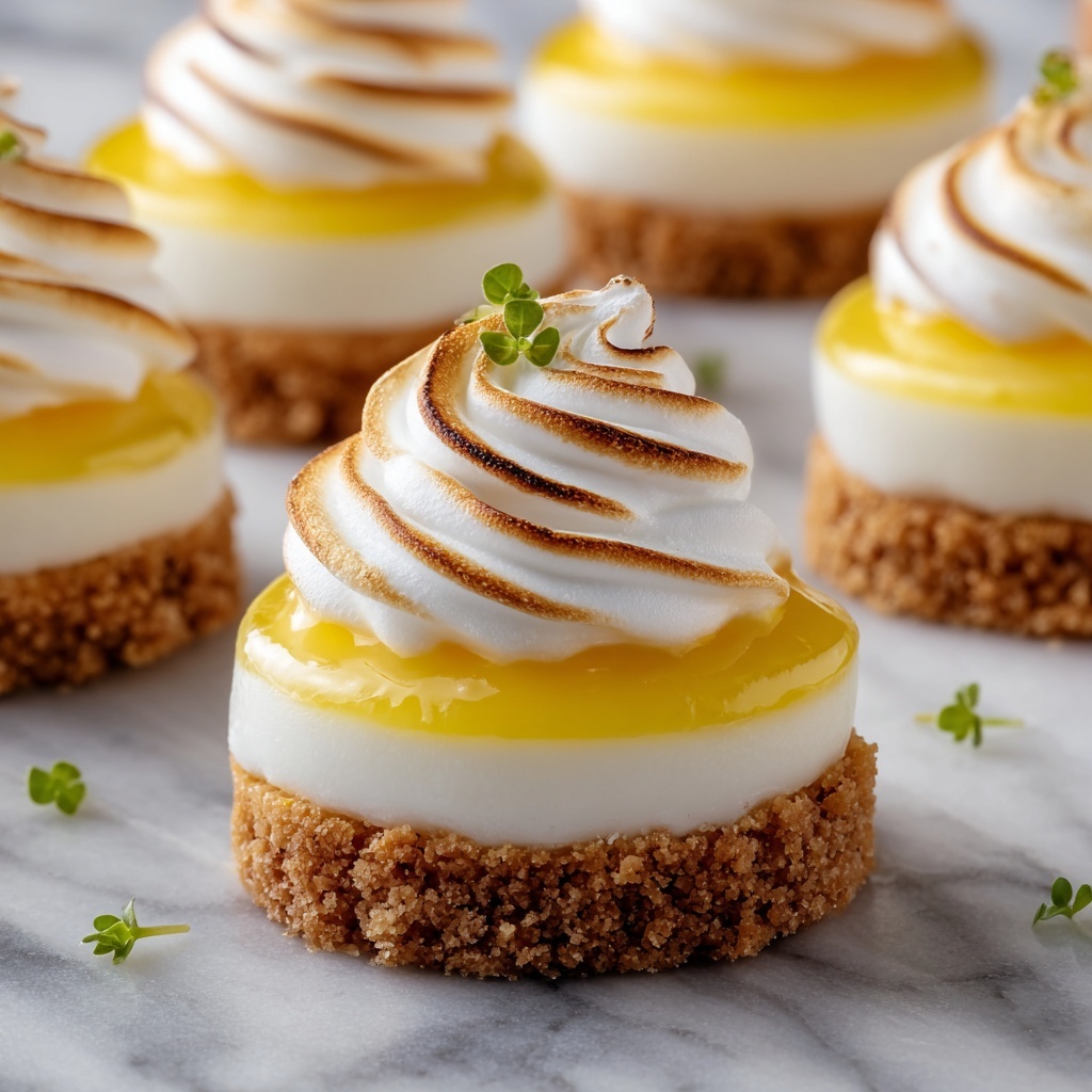 Mini Lemon Meringue Cheesecakes Recipe - Recipe Image
