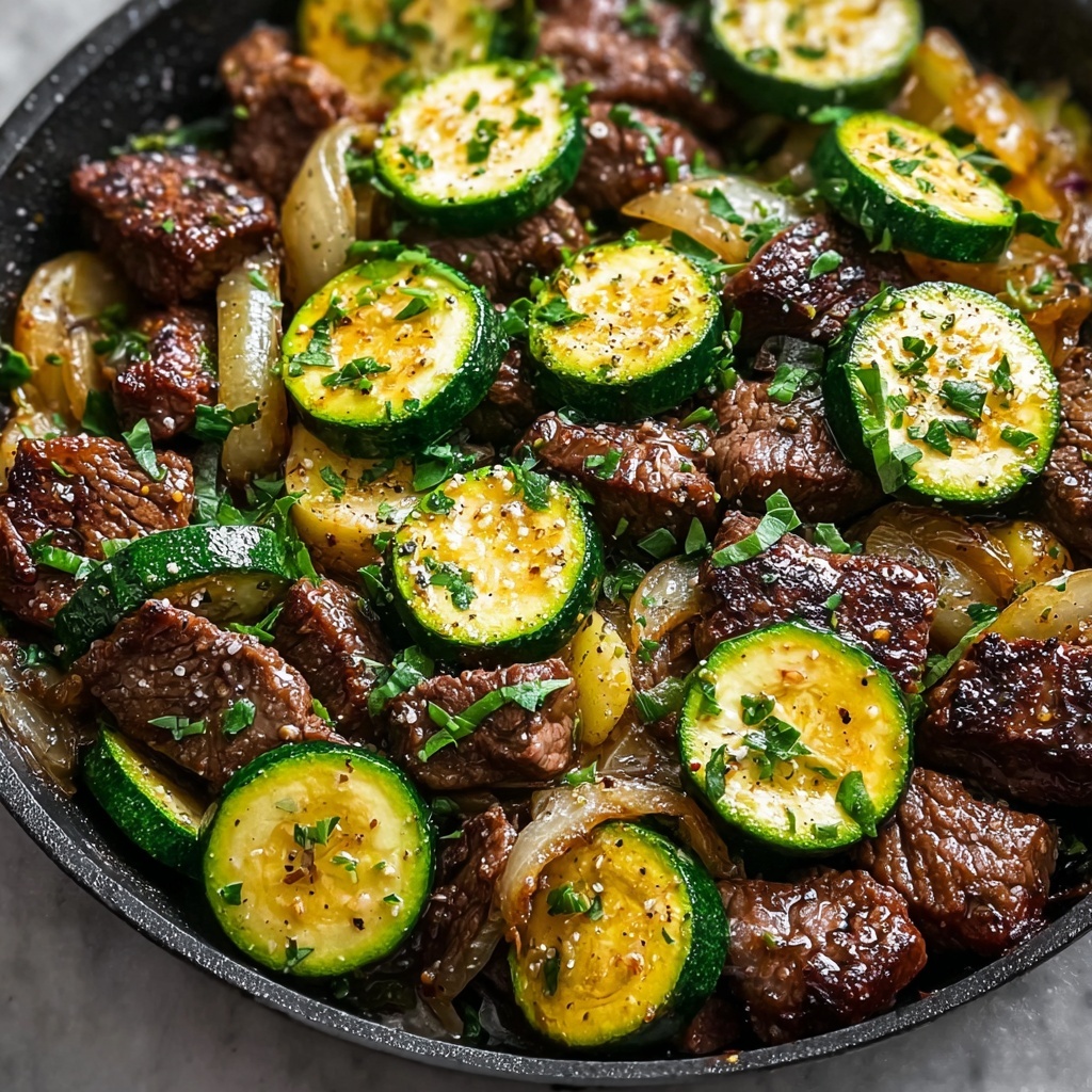 Beef & Zucchini Skillet Recipe - Recipe Image