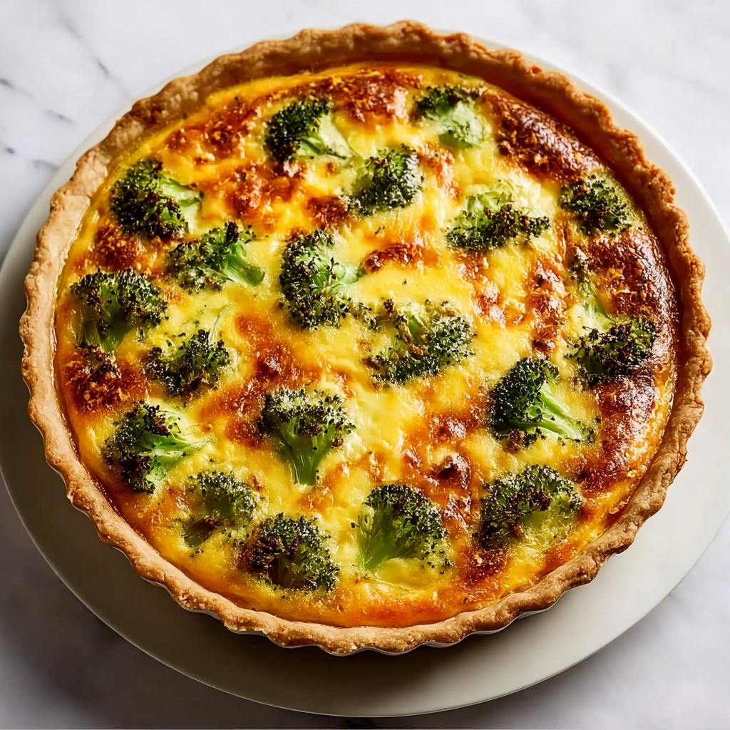 Broccoli Cheddar Quiche Recipe - Recipe Image