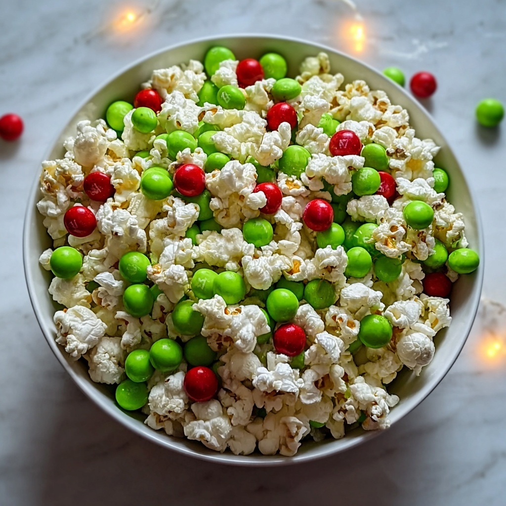 Grinch Green Popcorn Treats Recipe - Recipe Image