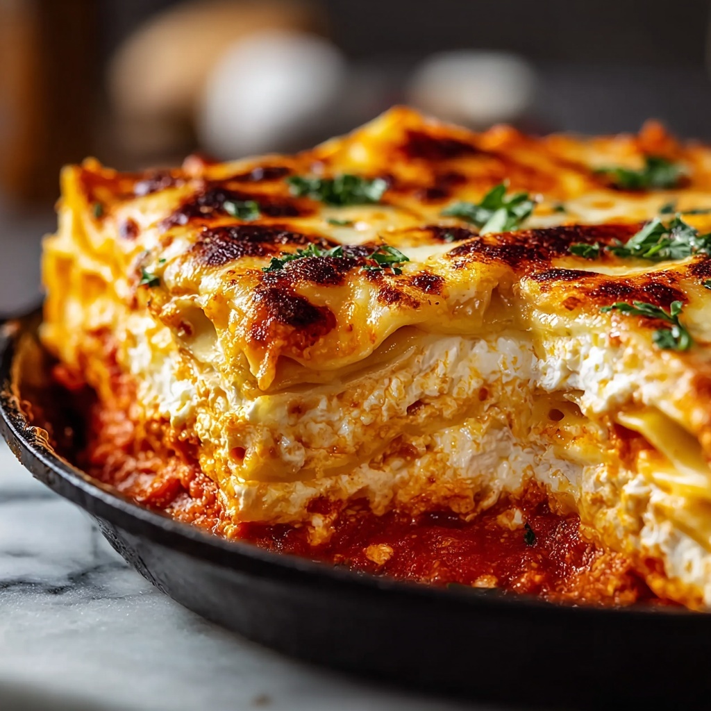 Buffalo Chicken Lasagna Recipe - Recipe Image
