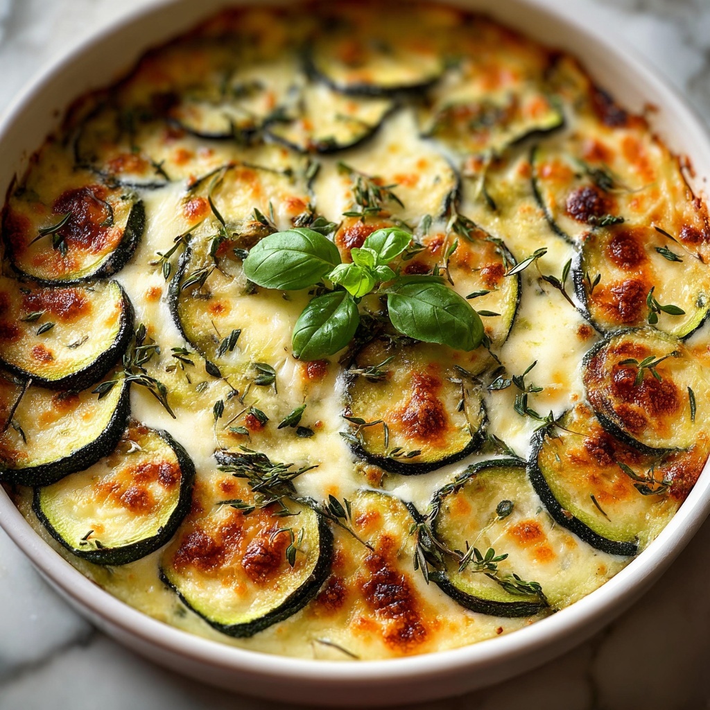 Baked Zucchini Cheese Recipe - Recipe Image