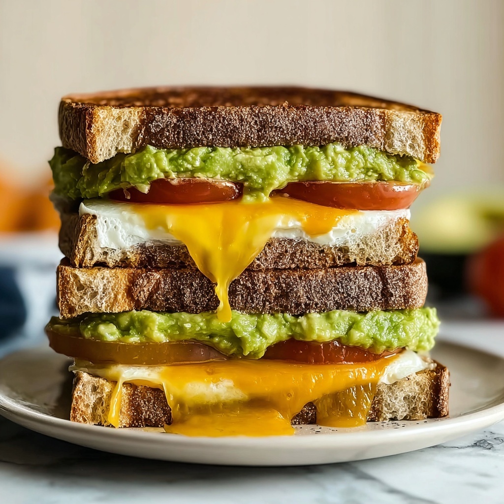 Avocado Breakfast Sandwich Recipe - Recipe Image