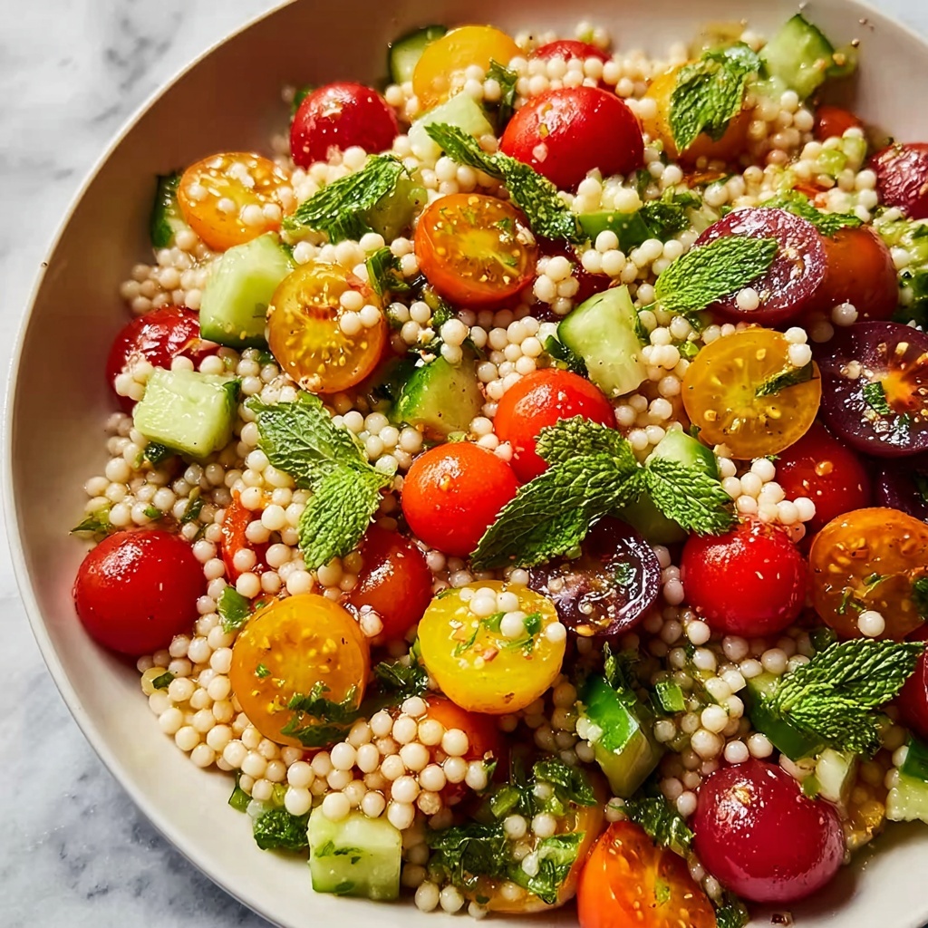 Cherry Tomato Couscous Salad Recipe - Recipe Image