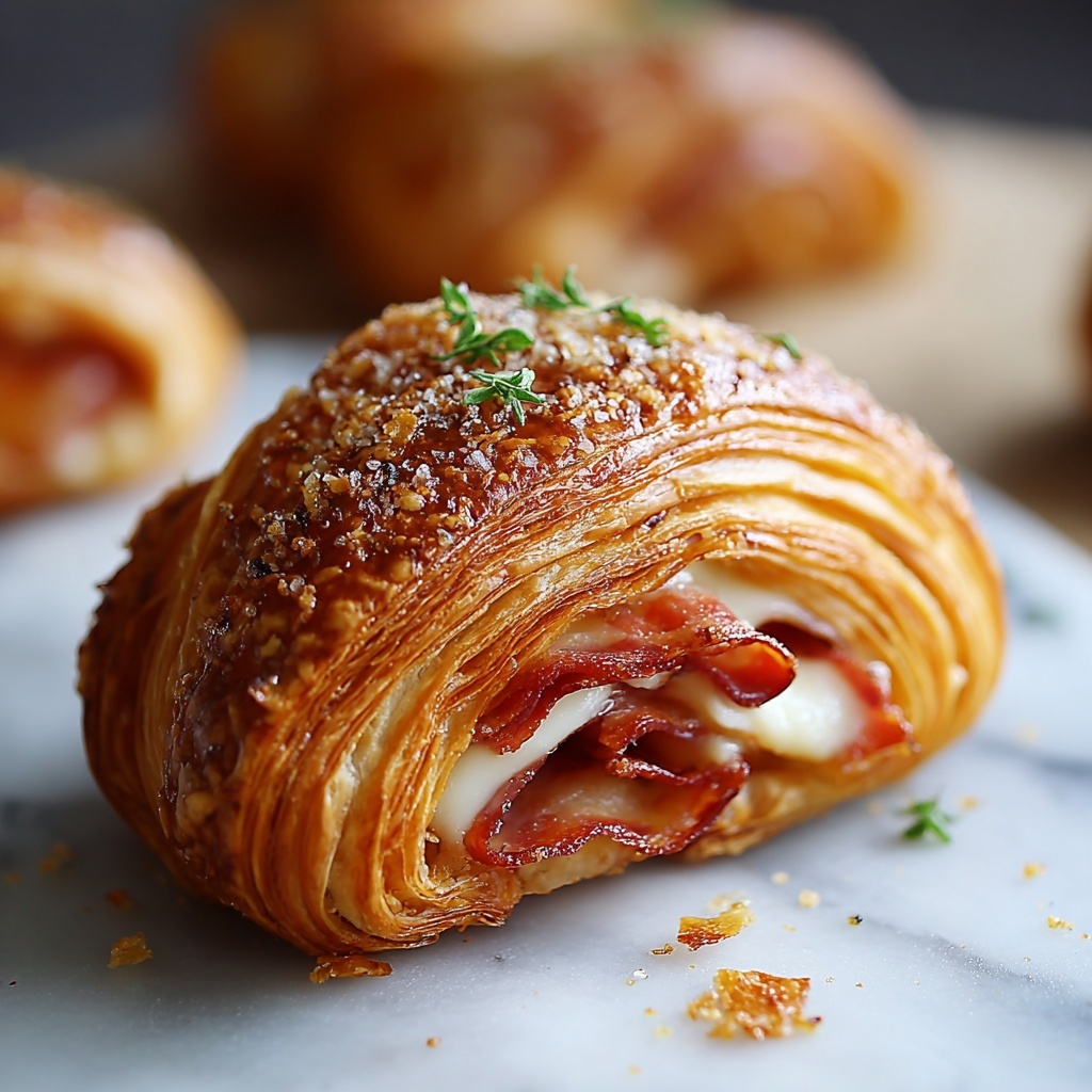 Mozzarella Pepperoni Croissant Rolls Recipe - Recipe Image