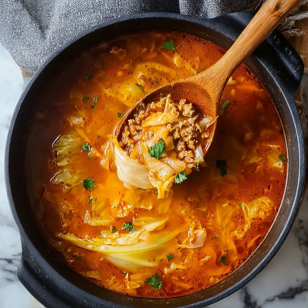 Polish Stuffed Cabbage Soup Recipe - Recipe Image