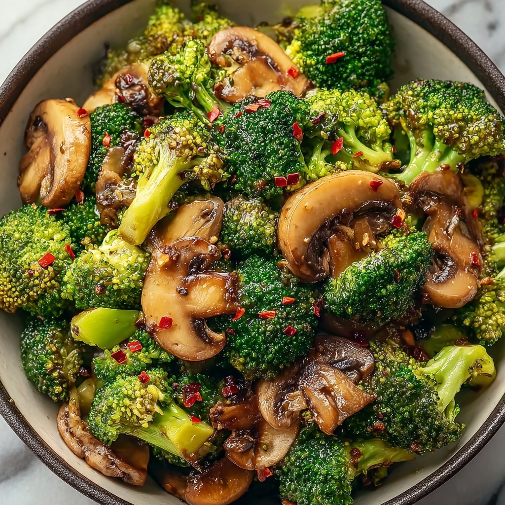 Broccoli and Mushroom Stir Fry Recipe - Recipe Image