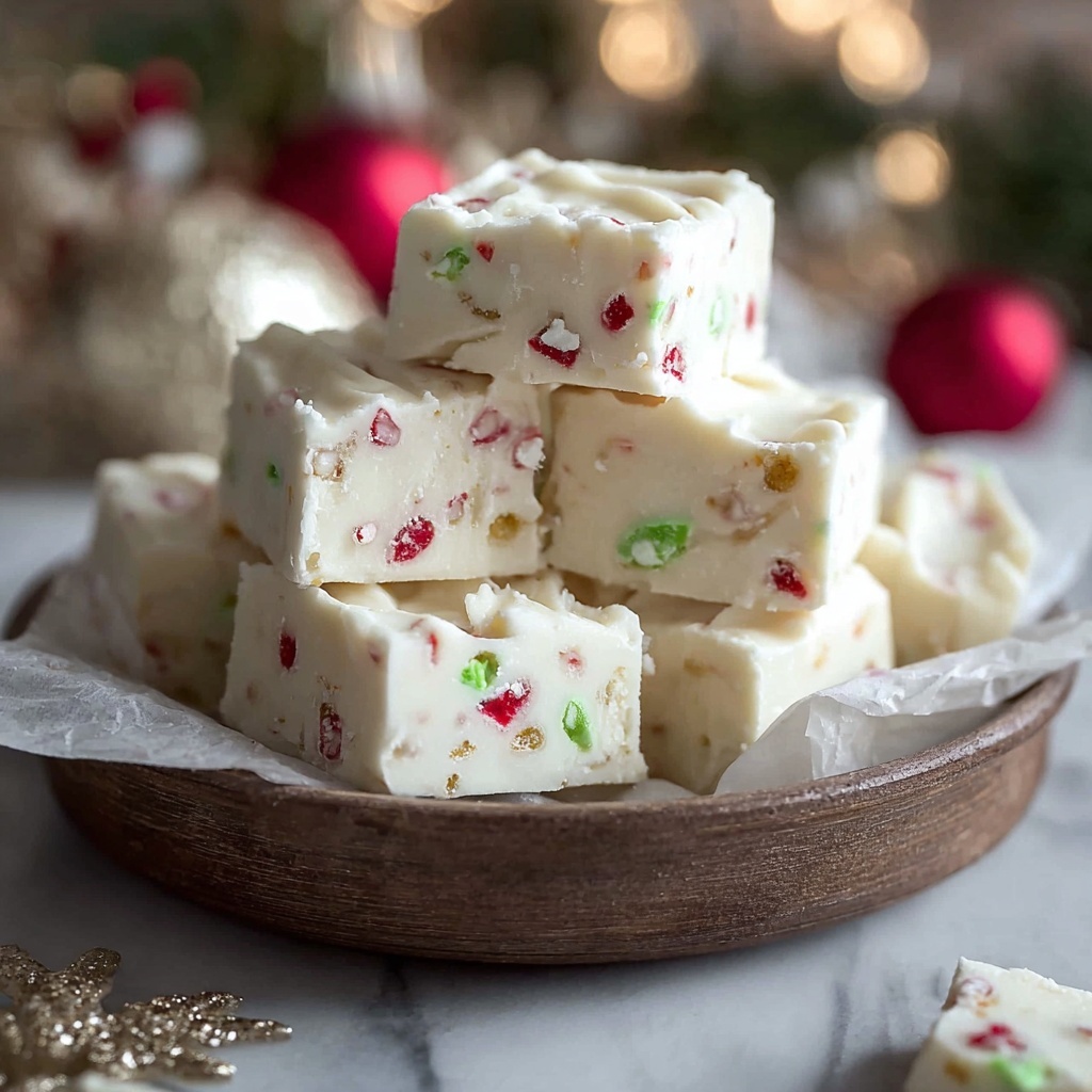 Christmas Gumdrop Nougat Candy Recipe - Recipe Image