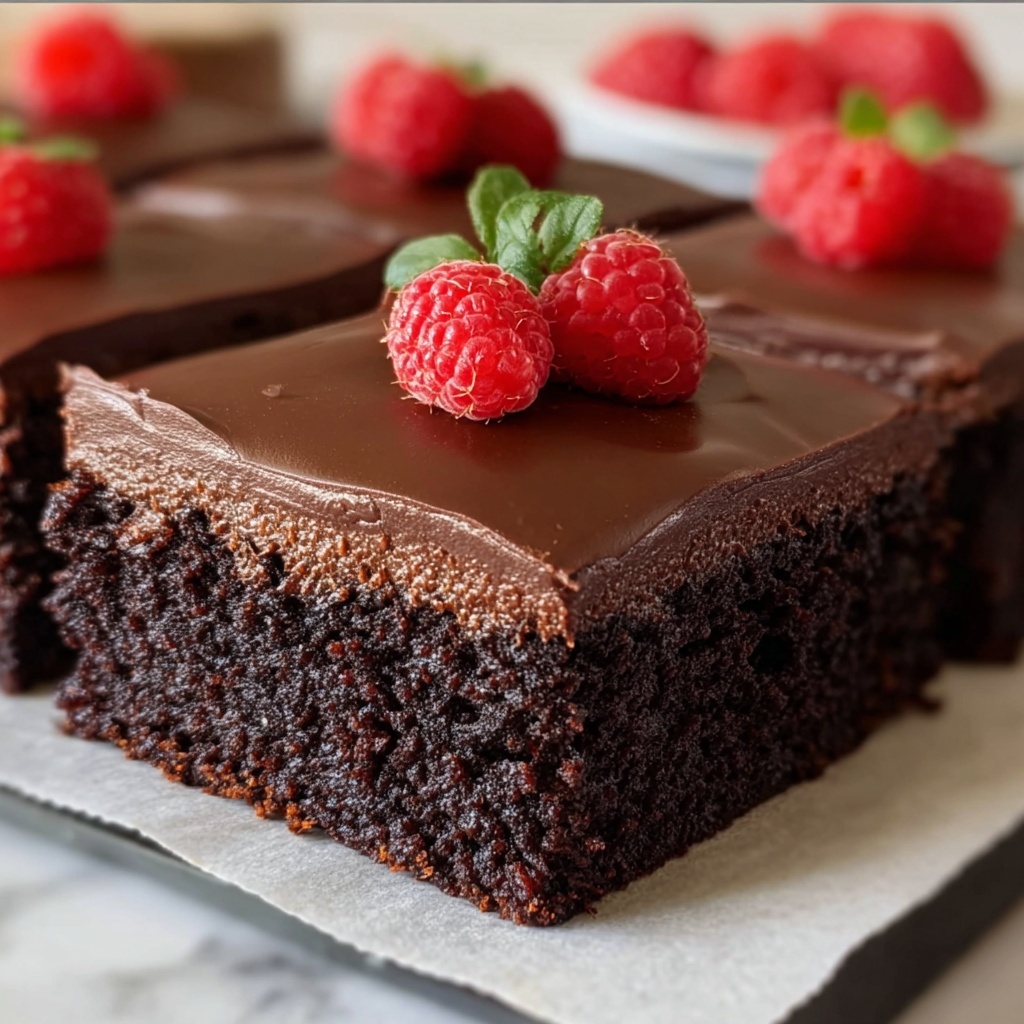 Chocolate Frosted Brownies Recipe - Recipe Image