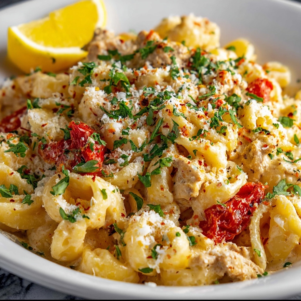 20-Minute Stovetop Tuna Pasta Recipe - Recipe Image
