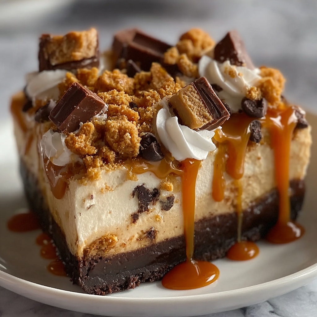 Butterfinger Cheesecake Recipe - Recipe Image