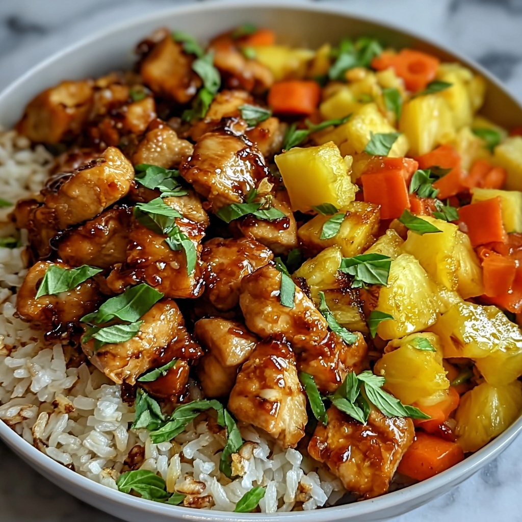 Tropical Pineapple Chicken & Rice Delight Recipe - Recipe Image