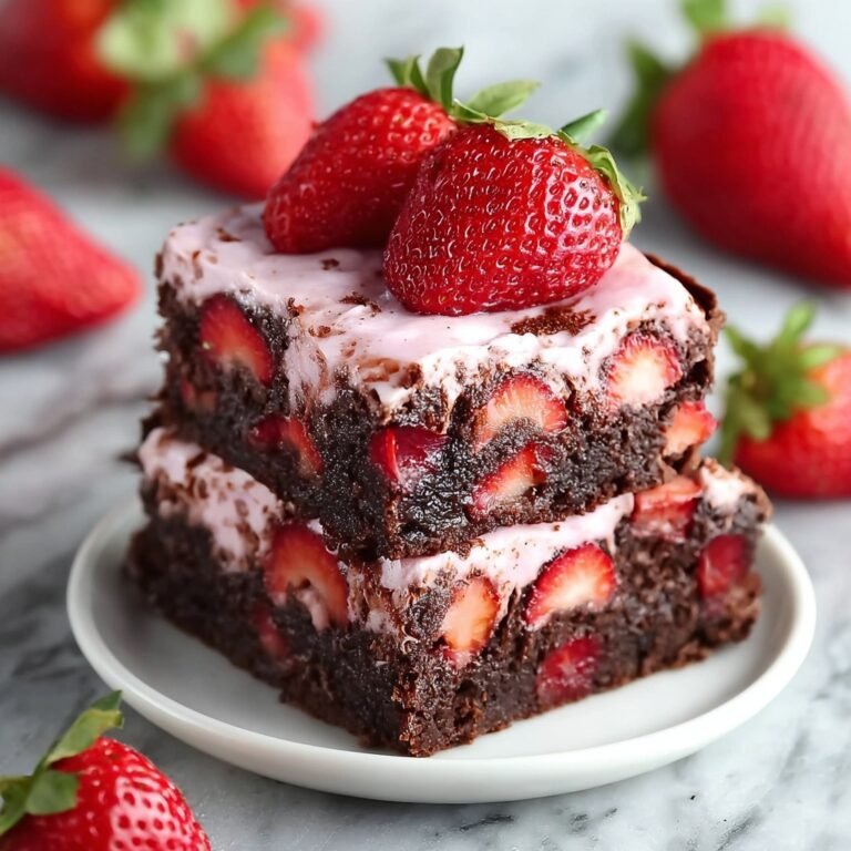 Strawberry Brownies Recipe