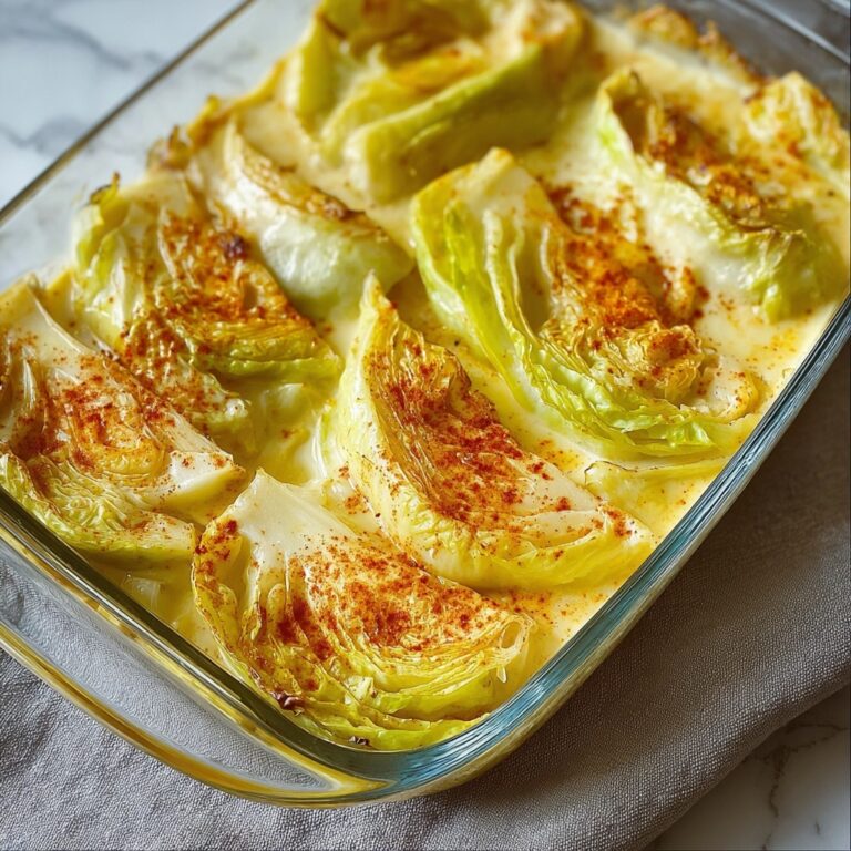 Escalloped Cabbage with Cheesy Sauce Recipe