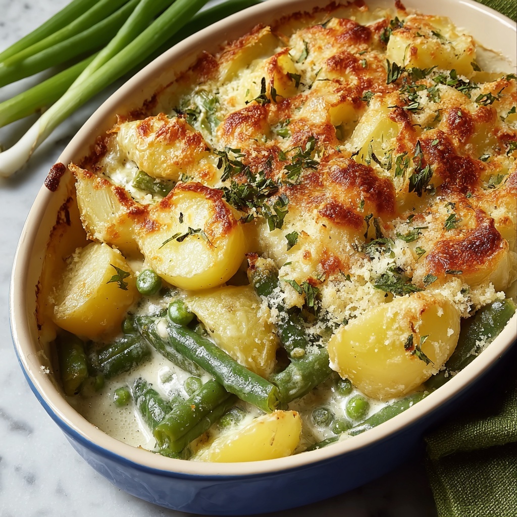 Green Bean and Potato Casserole Recipe - Recipe Image