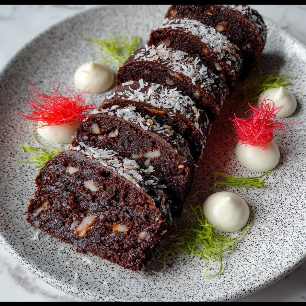 Summer Black Sesame Coconut Chocolate Candy Recipe - Recipe Image