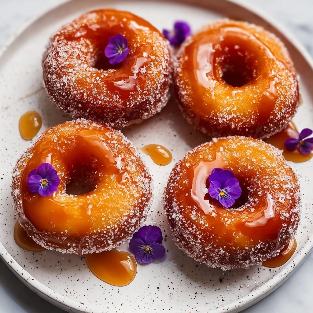 Gluten Free & Vegan Caramel Doughnuts Recipe - Recipe Image