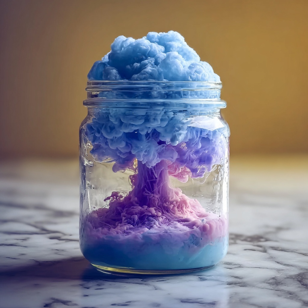 Rain Cloud in a Jar: Create Your Own Weather Fun! Recipe - Recipe Image