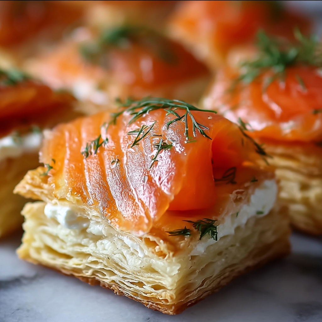 Hot Smoked Salmon and Dill Vol-au-Vents Recipe - Recipe Image