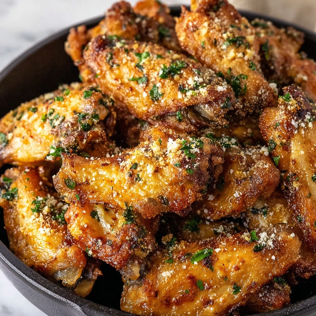 Garlic Parmesan Wings Recipe - Recipe Image