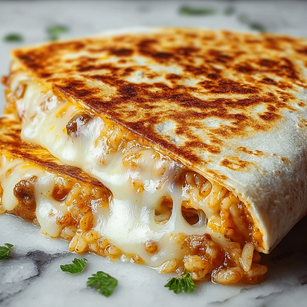 Grilled Cheese Burrito Recipe - Recipe Image