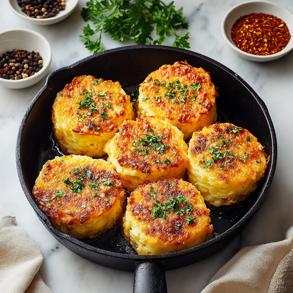 Cheesy Mashed Potato Puffs Recipe - Recipe Image