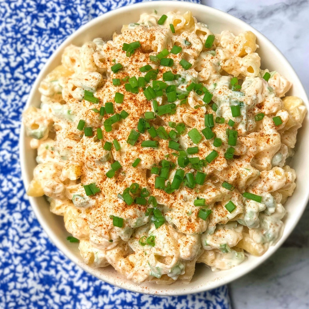 Deviled Egg Pasta Salad Recipe - Recipe Image