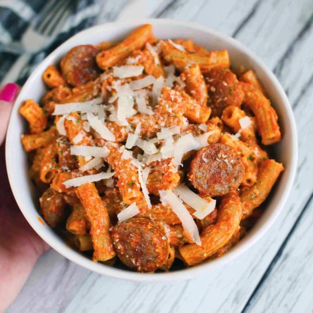 Smoked Sausage Cajun Alfredo Recipe - Recipe Image