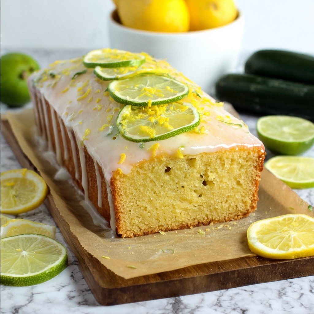 Vegan Lemon Lime Zucchini Bread (Gluten-Free Option) Recipe - Recipe Image