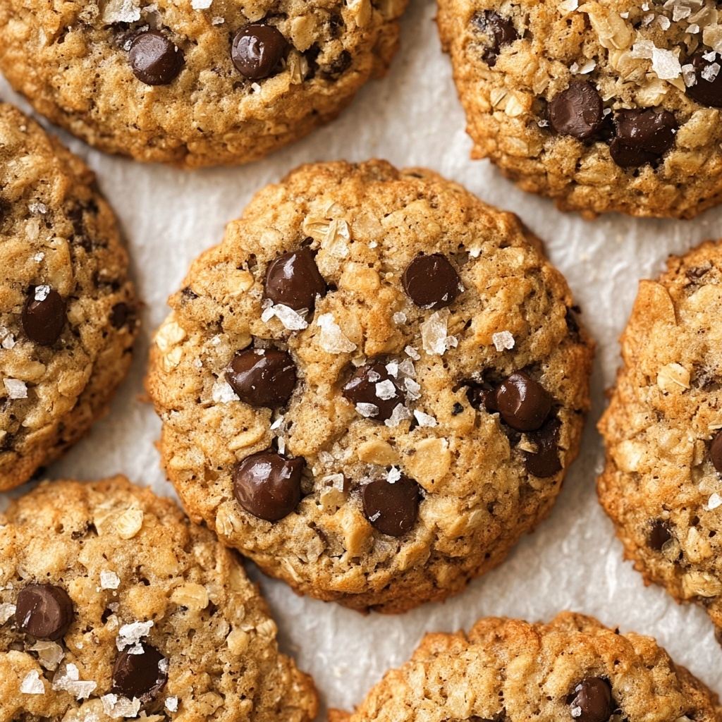Vegan Oatmeal Chocolate Chip Cookies Recipe - Recipe Image