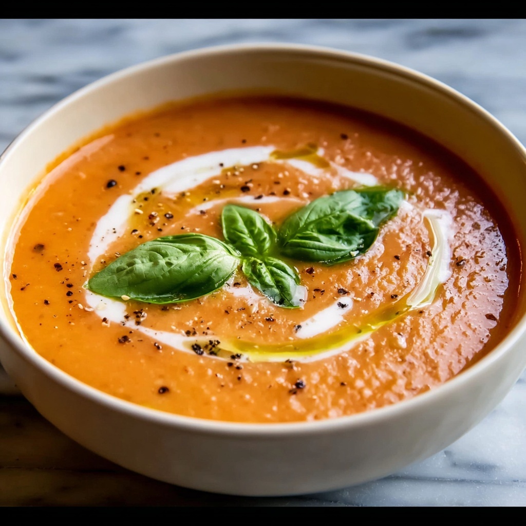 Tomato Basil Parmesan Soup Recipe - Recipe Image