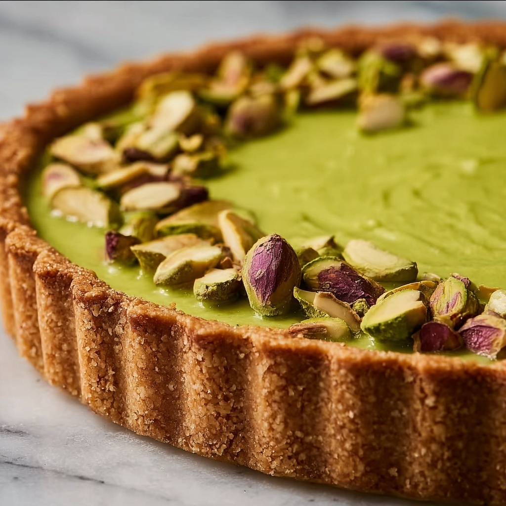 Pistachio Tart with Creamy Pistachio Paste Recipe - Recipe Image